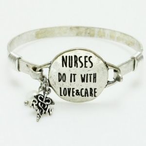 Nurses do it with love and care bracelet